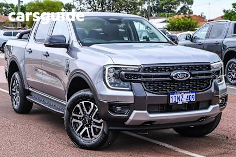 Silver 2024 Ford Ranger Double Cab Pick Up Sport 2.0 (4X4)