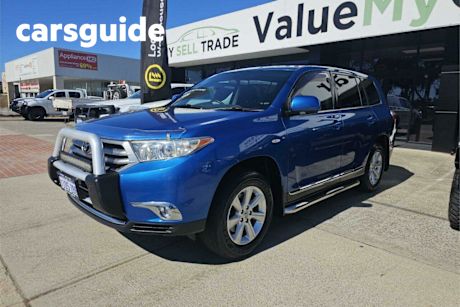 Blue 2013 Toyota Kluger Wagon KX-R (4X4) 7 Seat