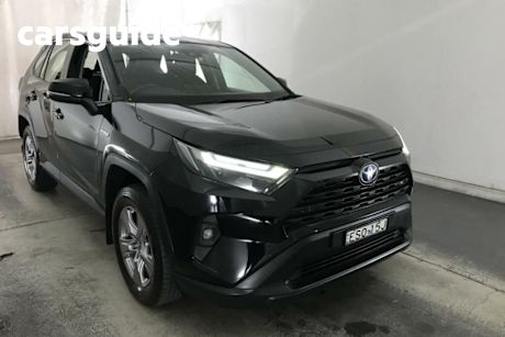 Black 2022 Toyota RAV4 Wagon GX (2WD) Hybrid