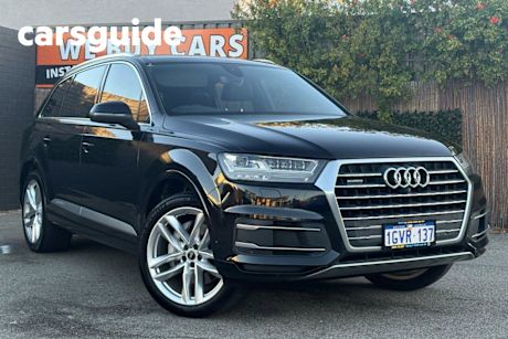 Black 2017 Audi Q7 Wagon 3.0 TDI Quattro (160KW)