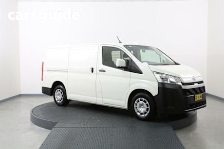 White 2021 Toyota Hiace Commercial LWB (4 Door Option)