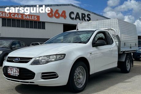 White 2013 Ford Falcon Cab Chassis (LPI)