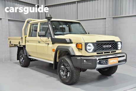 Brown 2024 Toyota Landcruiser 70 Series Double Cab Chassis LC79 GXL