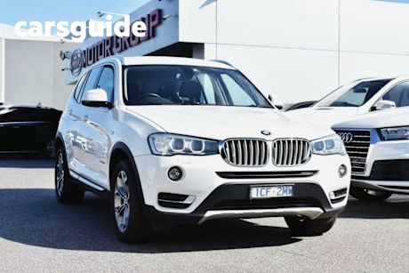 White 2015 BMW X3 Wagon Xdrive 20D