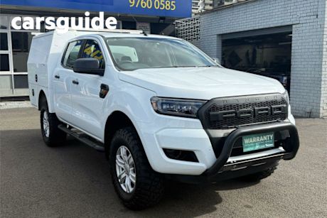 White 2017 Ford Ranger Crew Cab Chassis XL 3.2 (4X4)