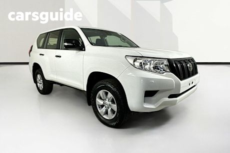 White 2019 Toyota Landcruiser Prado Wagon GX (4X4)