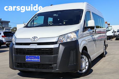 White 2020 Toyota Hiace Commercial Commuter High Roof Super LWB
