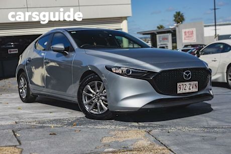 Silver 2020 Mazda 3 Hatchback G20 Pure