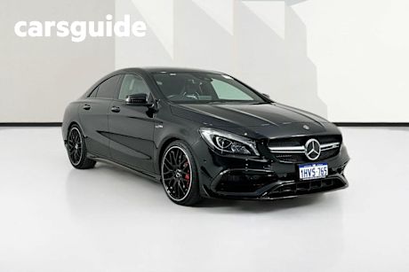 Black 2018 Mercedes-Benz CLA45 Coupe 4Matic