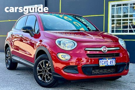 Red 2015 Fiat 500X Wagon POP