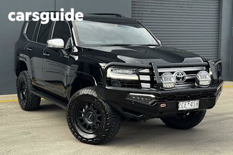 Black 2022 Toyota Landcruiser Wagon LC300 Sahara (4X4)