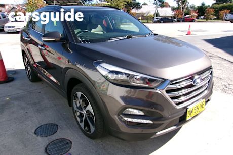 Burgundy 2016 Hyundai Tucson Wagon Highlander (awd)