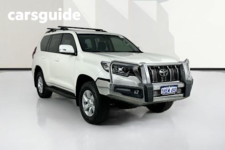 White 2020 Toyota Landcruiser Prado Wagon GXL (4X4)