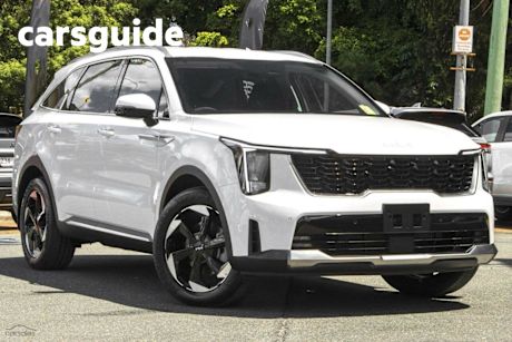 White 2024 Kia Sorento Wagon Sport+ 7 Seat