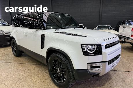 White 2022 Land Rover Defender Wagon P400S