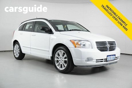 White 2011 Dodge Caliber Hatchback SXT