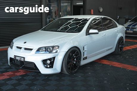White 2008 HSV Clubsport Sedan R8