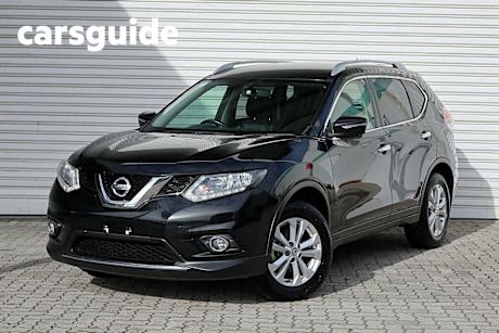 Black 2015 Nissan X-Trail Wagon ST-L (fwd)
