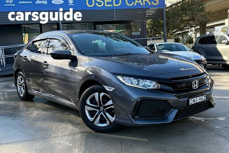 Grey 2018 Honda Civic Hatchback VTI