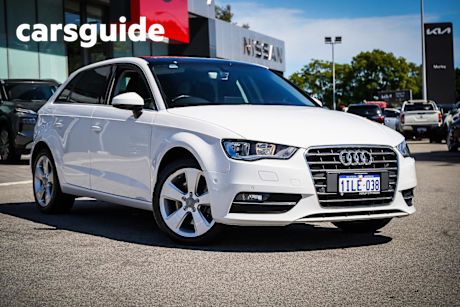 White 2016 Audi A3 Hatchback Sportback 1.8 Tfsi Ambition