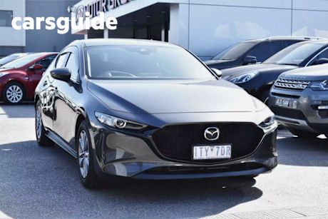 Grey 2021 Mazda 3 Hatchback G20 Pure