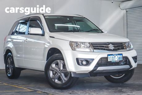 White 2015 Suzuki Grand Vitara Wagon SPORTS (4x4) JB MY15