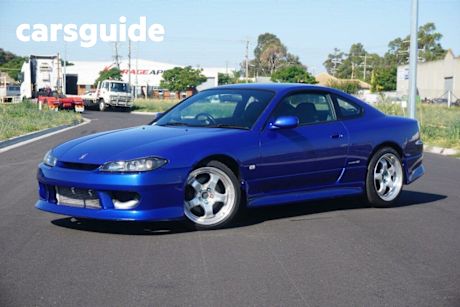 Blue 1999 Nissan Silvia Coupe Spec R