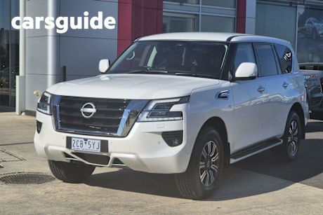 White 2025 Nissan Patrol SUV TI
