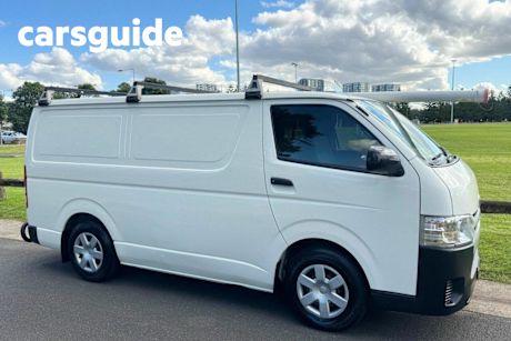White 2017 Toyota Hiace Commercial
