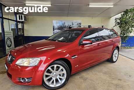 Red 2011 Holden Commodore Sportswagon Equipe