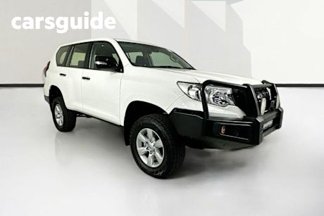 White 2019 Toyota Landcruiser Prado Wagon GX (4X4)
