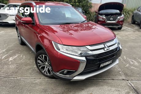 Red 2017 Mitsubishi Outlander Wagon LS Safety Pack (4X2)