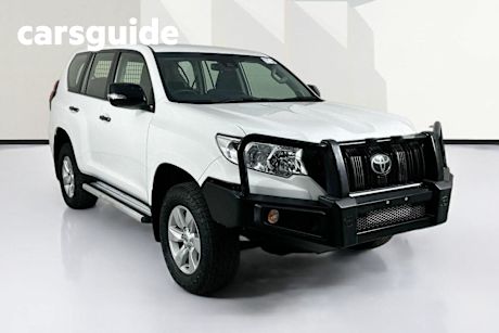 White 2019 Toyota Landcruiser Prado Wagon GX (4X4)