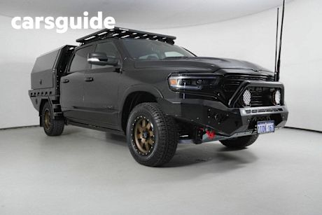Black 2022 Ram 1500 Crew Cab Utility Limited