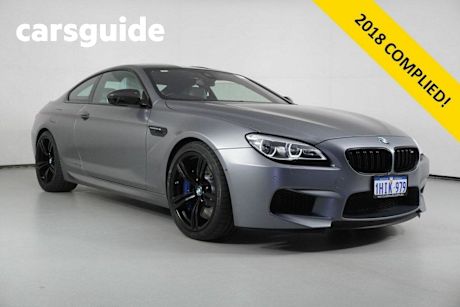 Grey 2017 BMW M6 Coupe