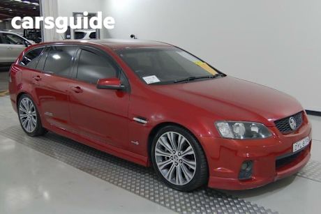 Red 2010 Holden Commodore Sportswagon SS