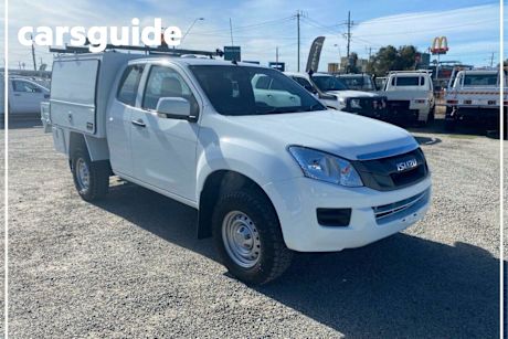 White 2016 Isuzu D-MAX Space Cab Chassis SX (4X4)