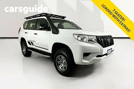 White 2020 Toyota Landcruiser Prado Wagon GX (4X4)