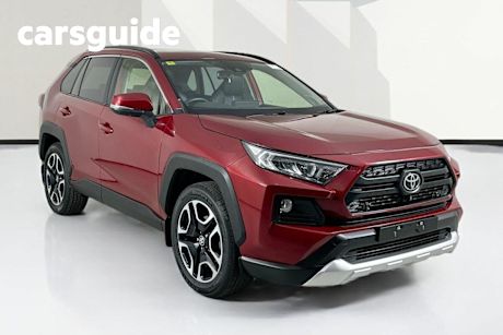 Red 2020 Toyota RAV4 Wagon Edge AWD