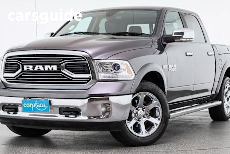 Grey 2021 Ram 1500 Crew Cab Utility Laramie (hybrid)
