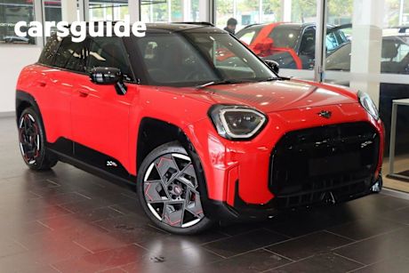 Red 2025 Mini Aceman Hatchback JCW E