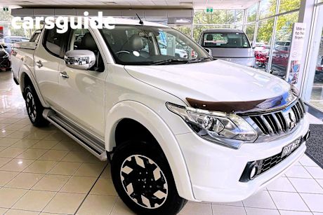 White 2018 Mitsubishi Triton Dual Cab Utility Exceed (4X4)