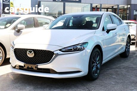 White 2024 Mazda 6 Sedan G25 Sport