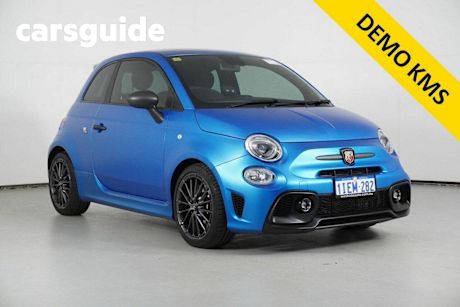 Blue 2023 Abarth 695 Hatchback Competizione
