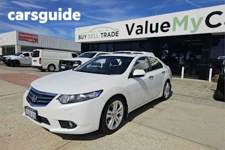 White 2013 Honda Accord Euro Sedan Luxury
