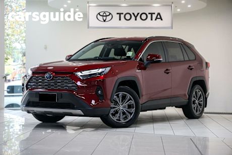 Red 2023 Toyota RAV4 Wagon GXL (2WD) Hybrid