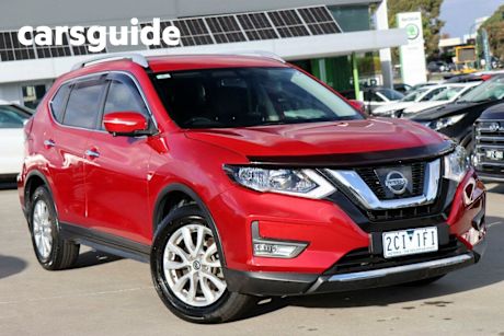 Red 2018 Nissan X-Trail Wagon ST-L 7 Seat (2WD)