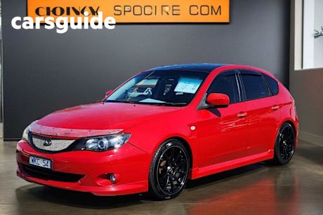 Red 2008 Subaru Impreza Hatchback RS (awd)