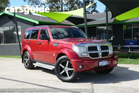 Red 2009 Dodge Nitro Wagon SX