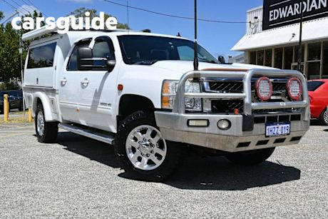 White 2014 Chevrolet Silverado Ute Tray 2500HD LTZ